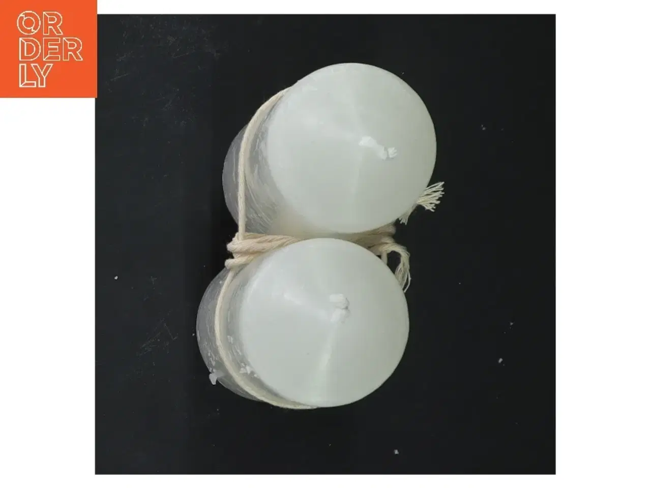 Billede 3 - Hvide bloklys 15 cm (str. 15 cm)