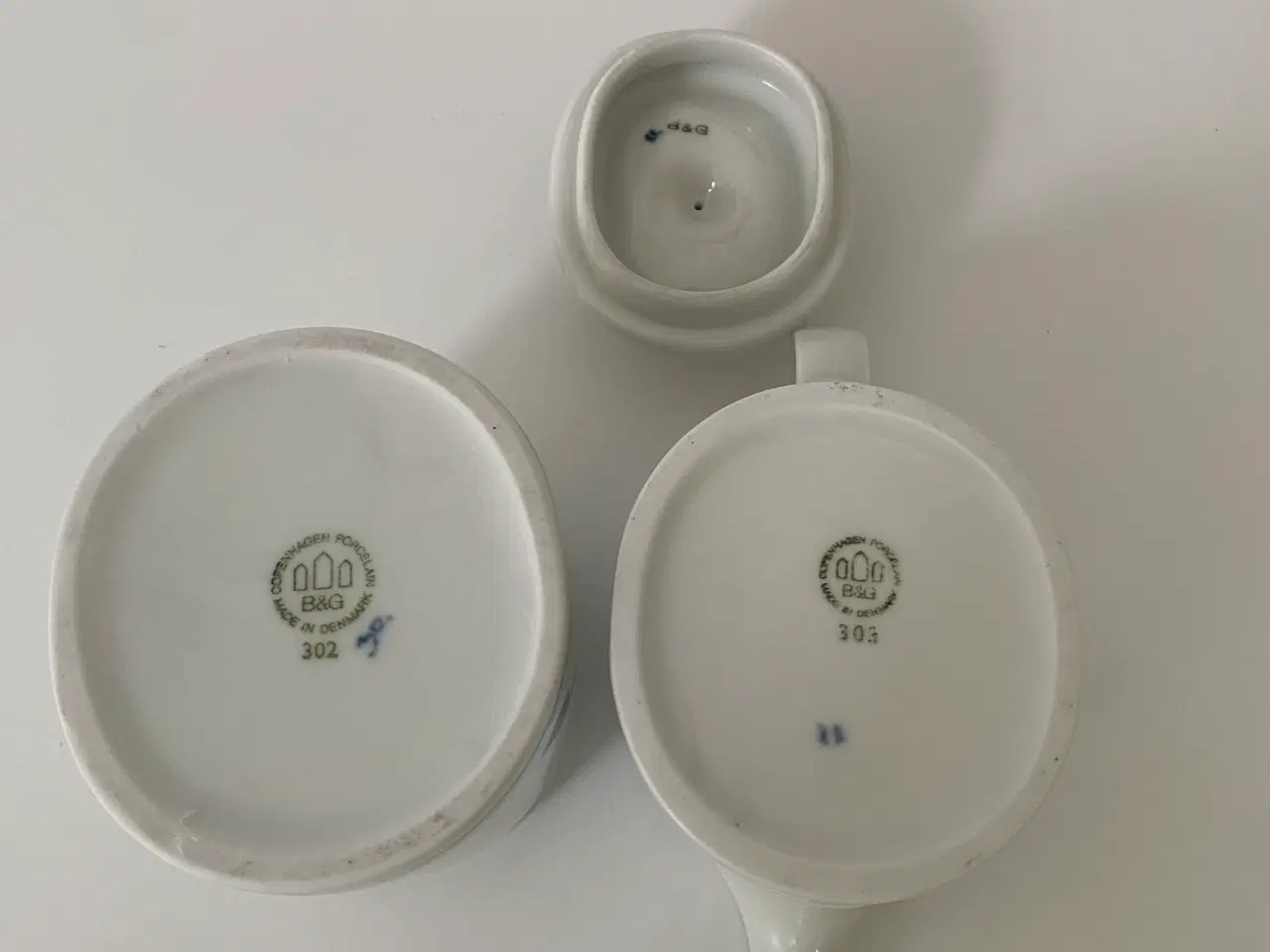 Billede 3 - B&G Cumulus flødekande og sukkerskål