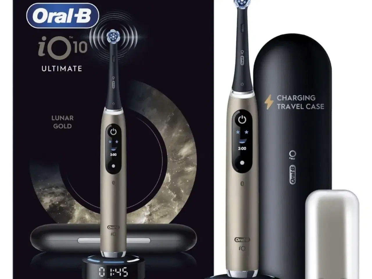 Billede 1 - Oral-B iO Series 10 Ultimate – Lunar Gold Limited Edition elektrisk tandbørste