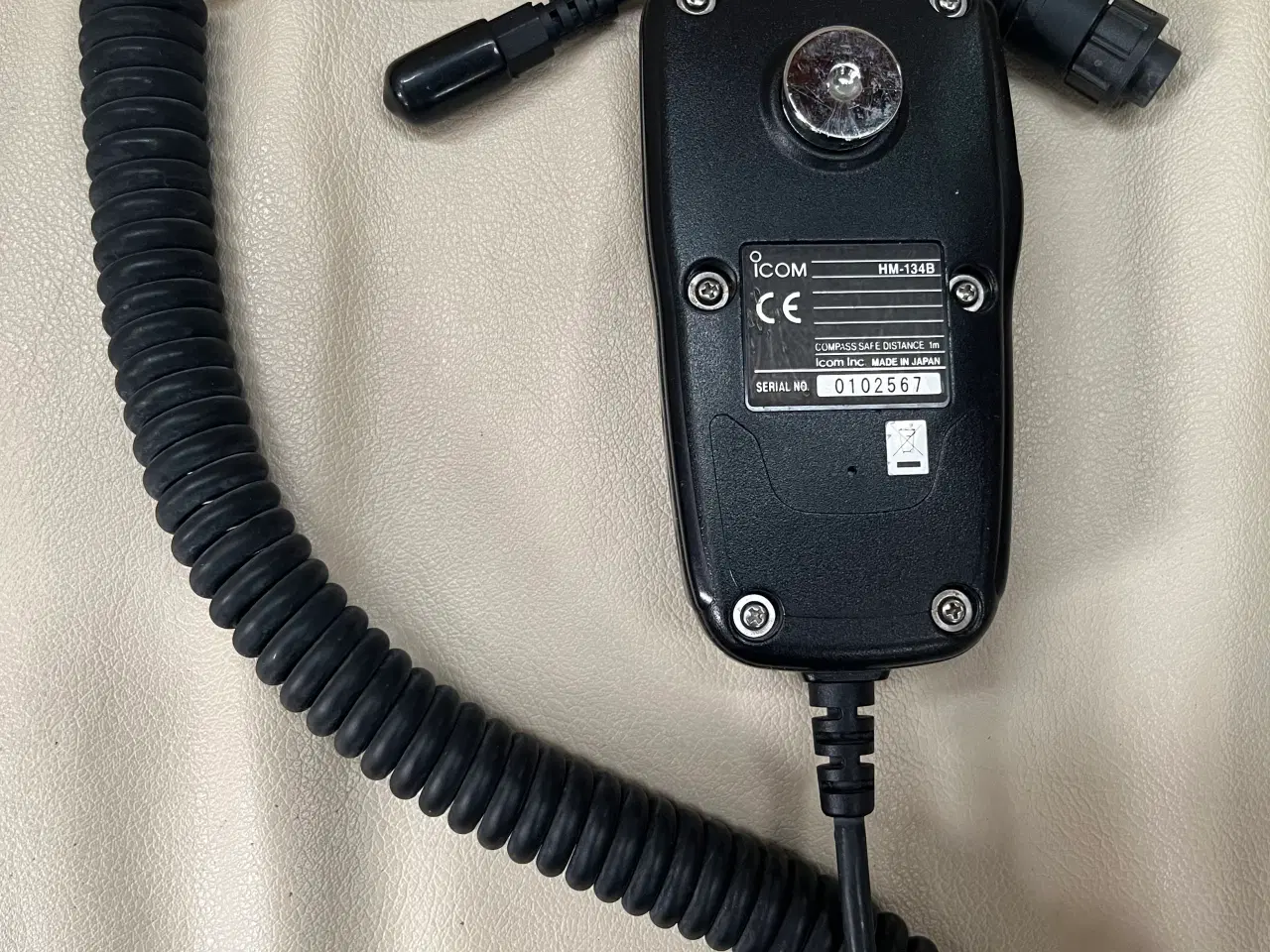 Billede 2 - Ekstra ICOM håndsæt til VHF