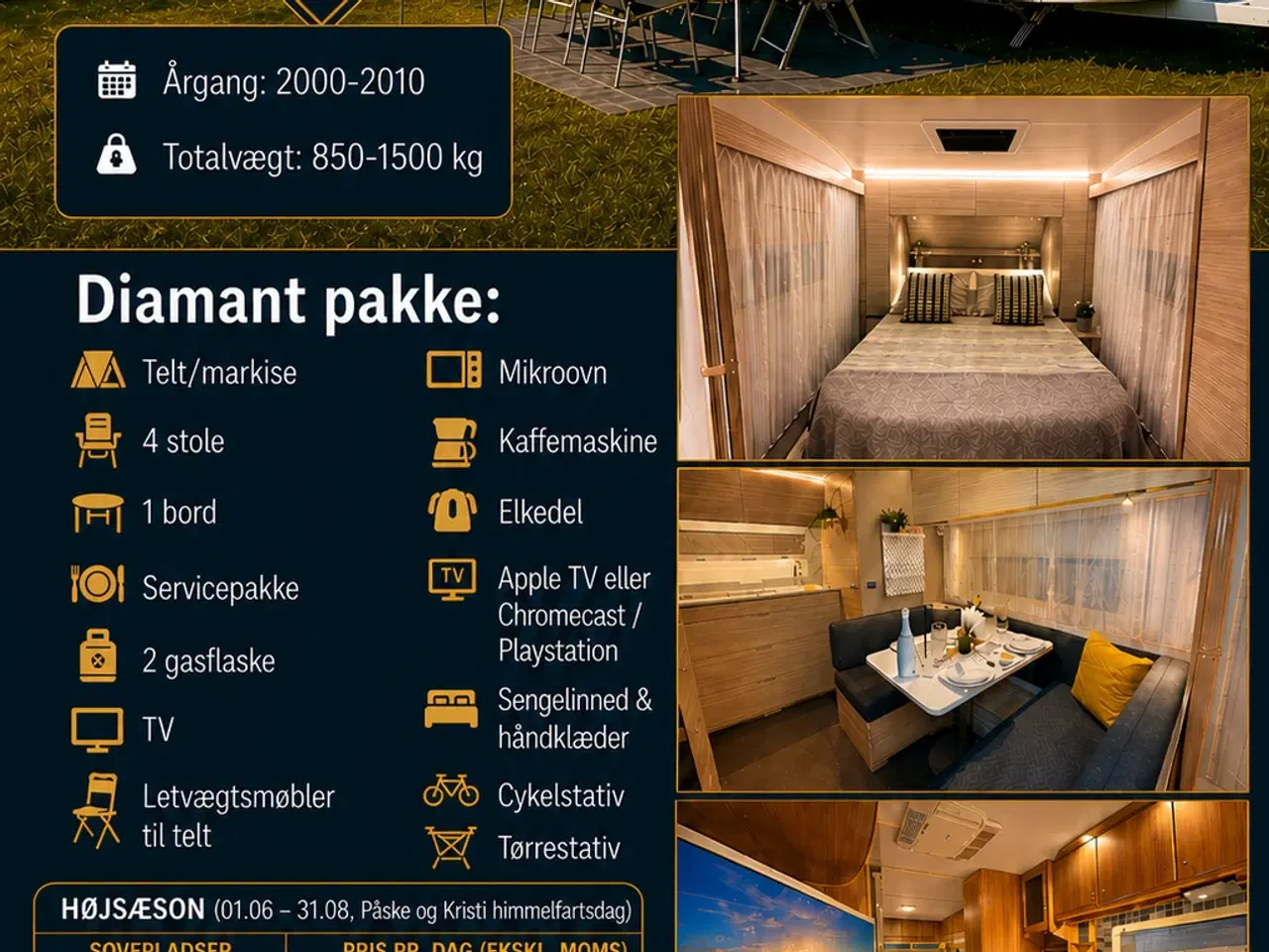 Billede 3 - Udlejes af campingvogne