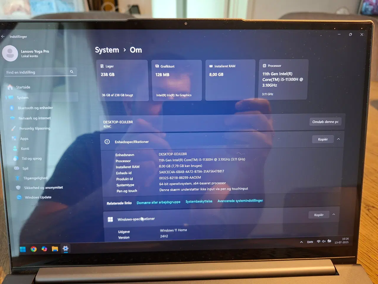 Billede 2 - Lenovo Yoga 7 Pro Slim