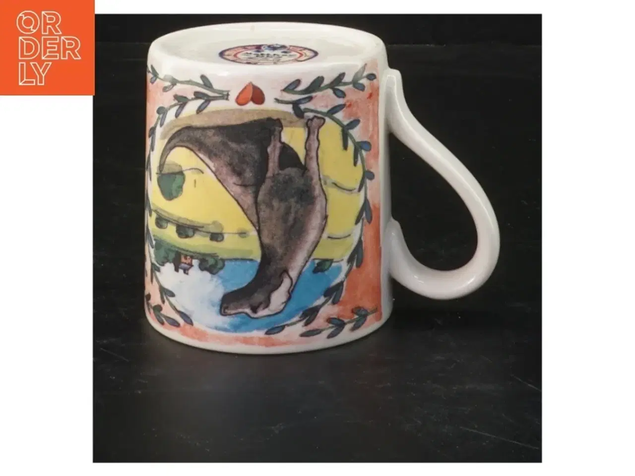 Billede 2 - Keramiske krus med hundemotiv fra Matthew Rice (str. 8,5 cm x 7,5 ø cm)