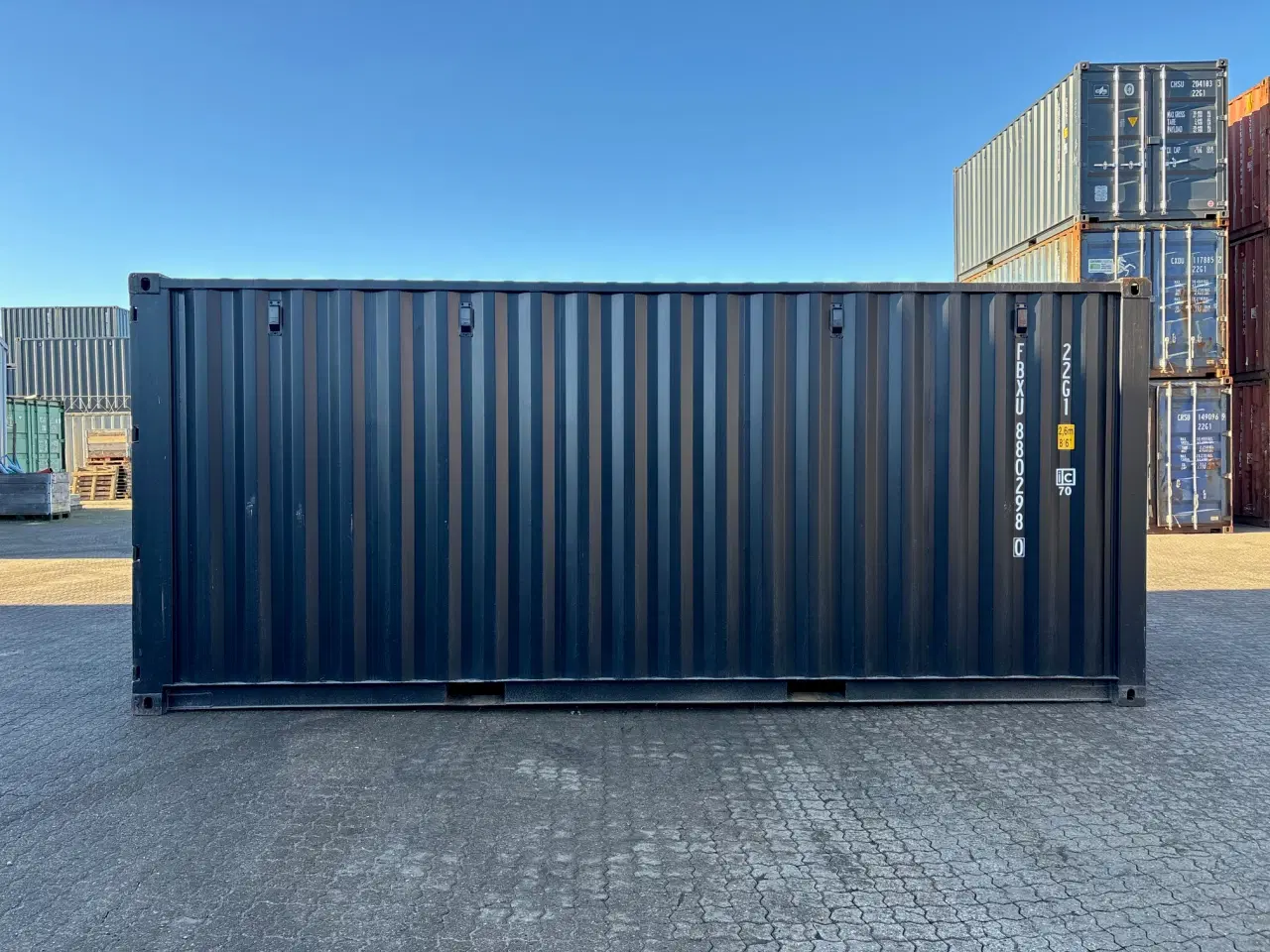 Billede 3 - TILBUD TILBUD 20 fods Isoleret Container i Sort ( 