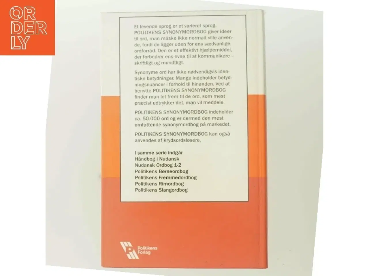 Billede 3 - Politikens Synonymordbog fra Politikens Forlag