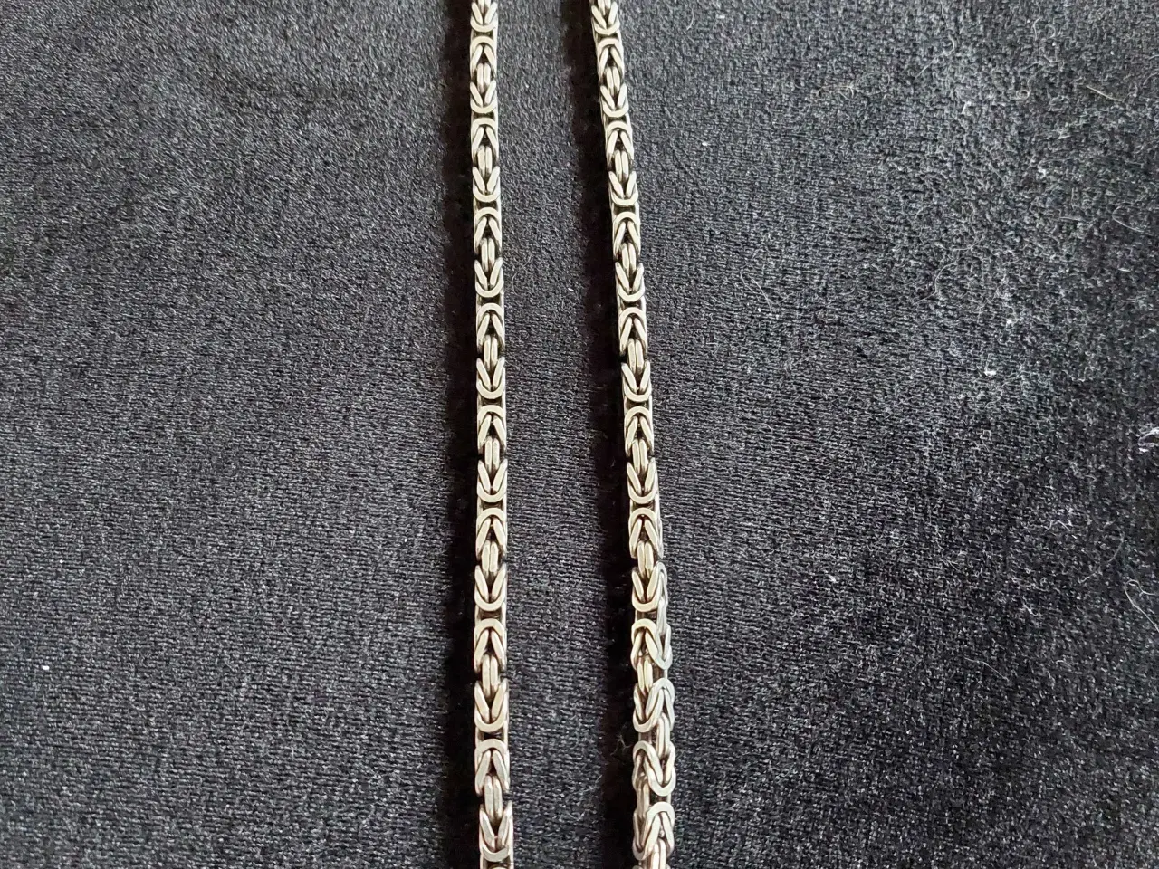 Billede 1 - Kongekæde 50 cm (sølv)