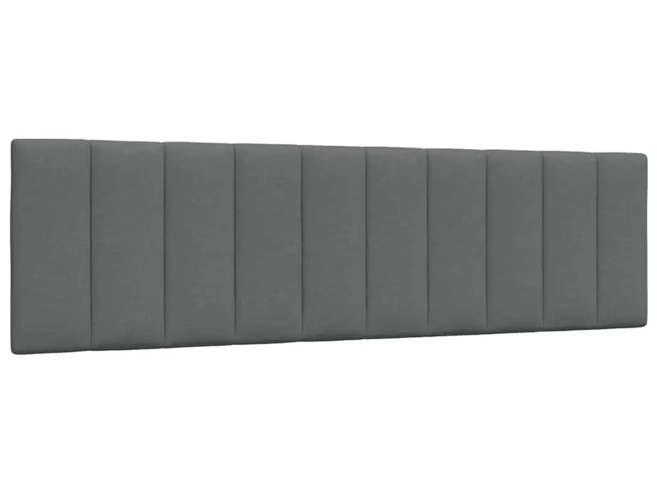 Billede 1 - Gavlpude Hanko 180 cm stof mørkegrå