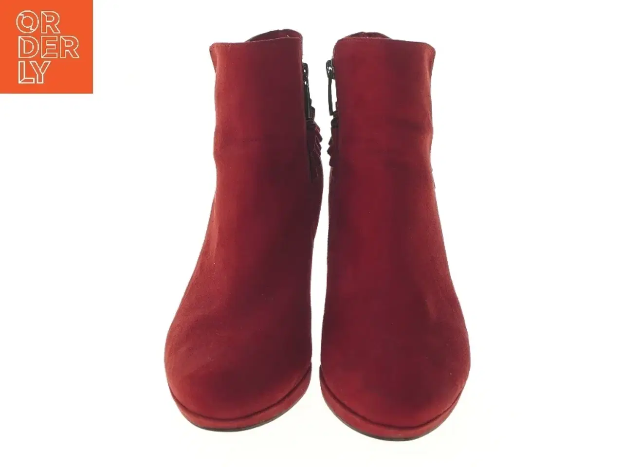Billede 3 - Røde ankelstøvler fra Tamaris (str. 41 )