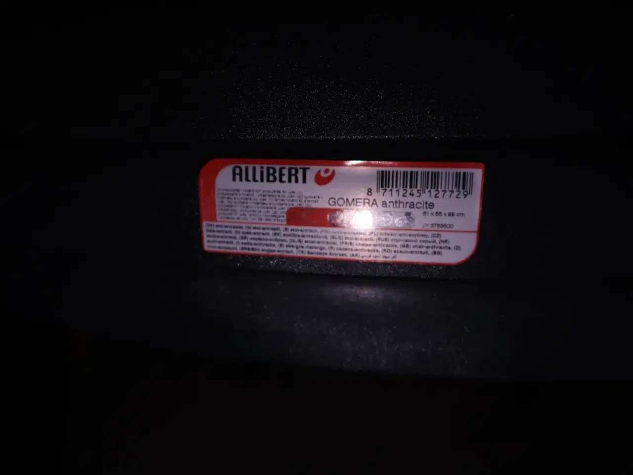 Billede 3 - 9 stk. havestole ALLIBERT Gomera Anthracite