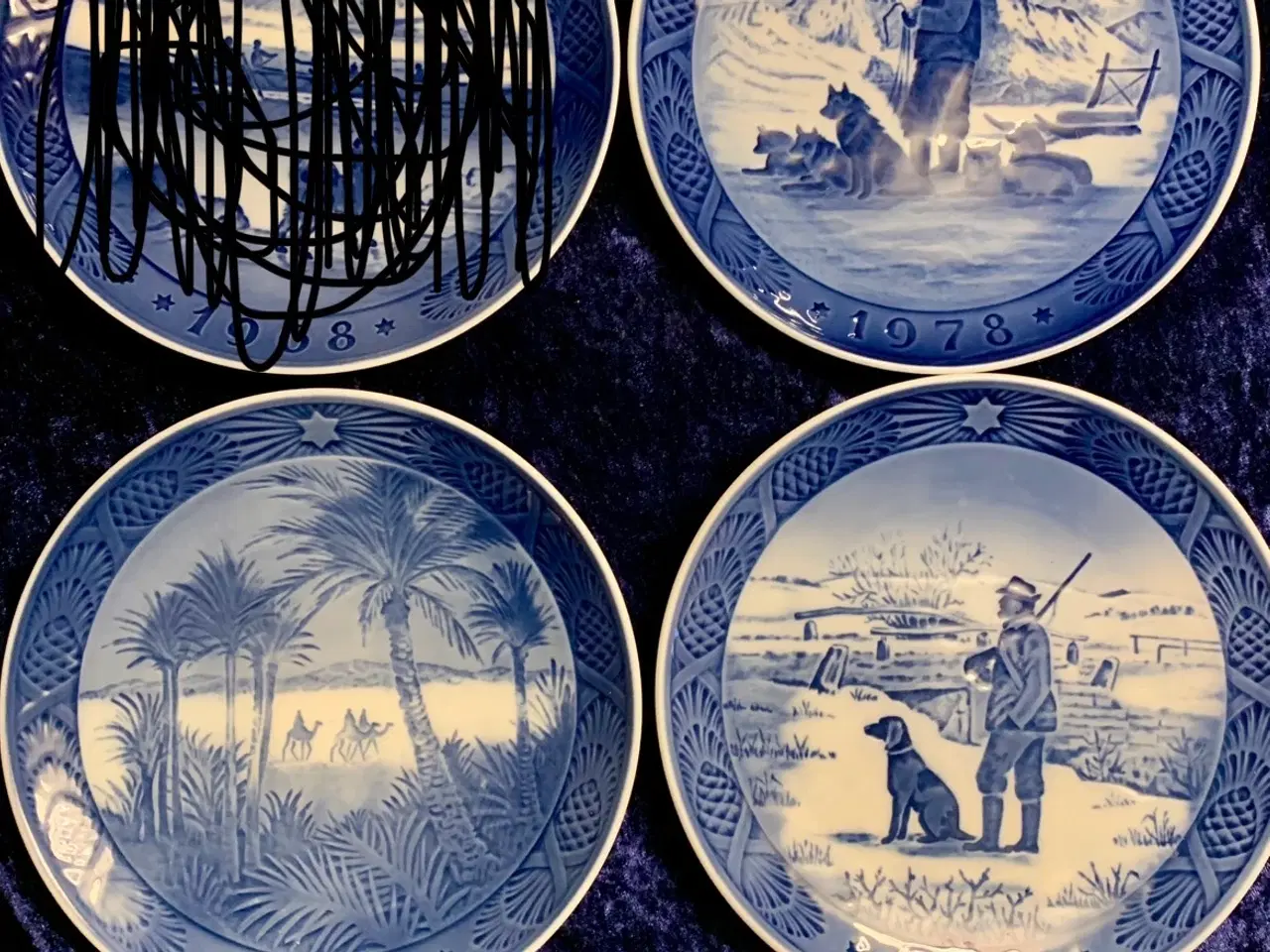 Billede 1 - juleplatter som nye pr.stk.