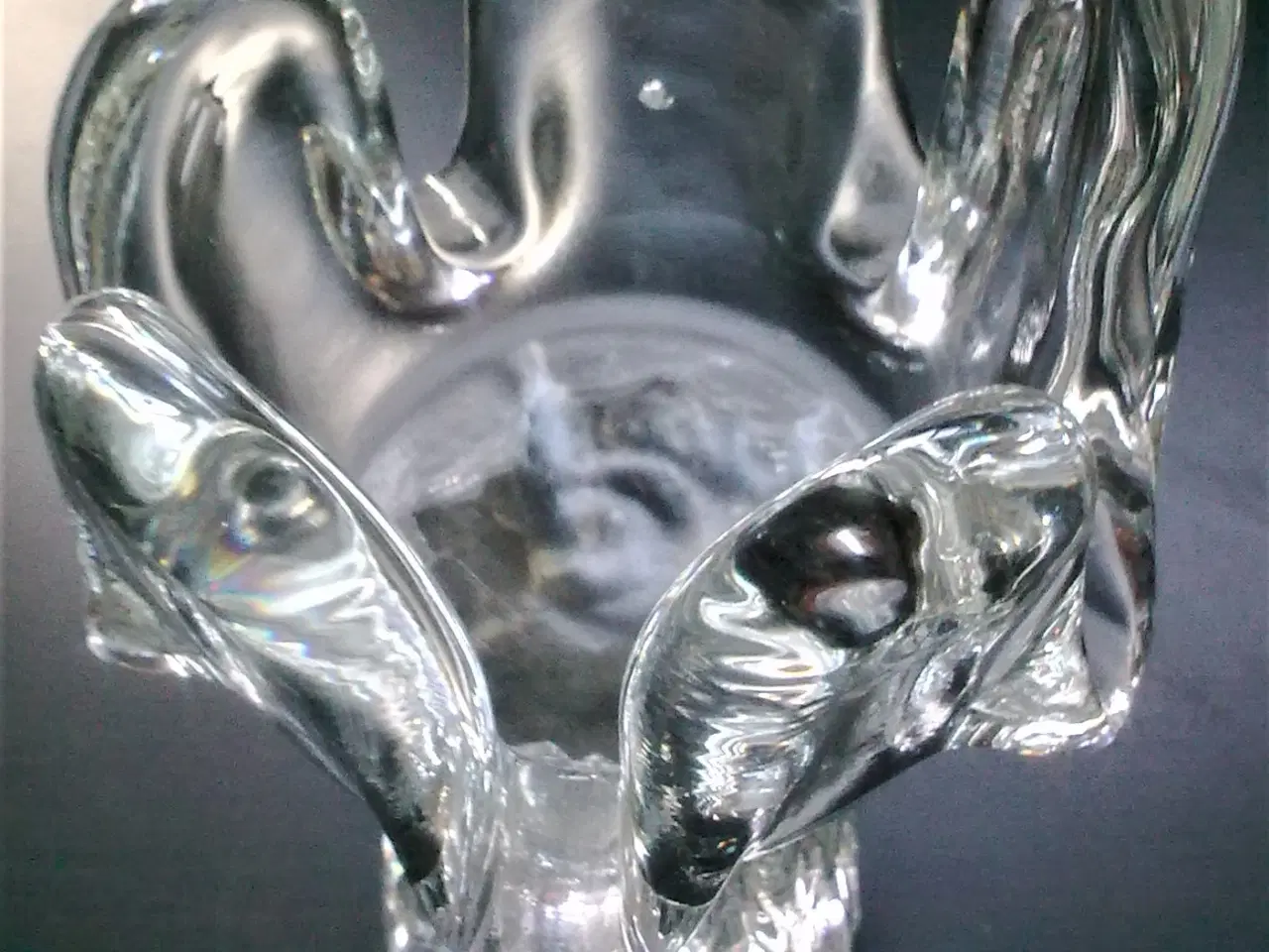 Billede 13 - Sverige vinter is glas frosset LYS brugskunst