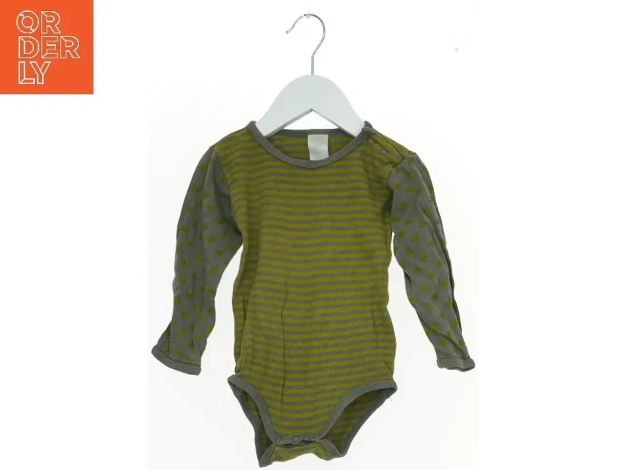 Billede 1 - Langærmet bodystocking med striber og stjerner fra Friends (str. 86)