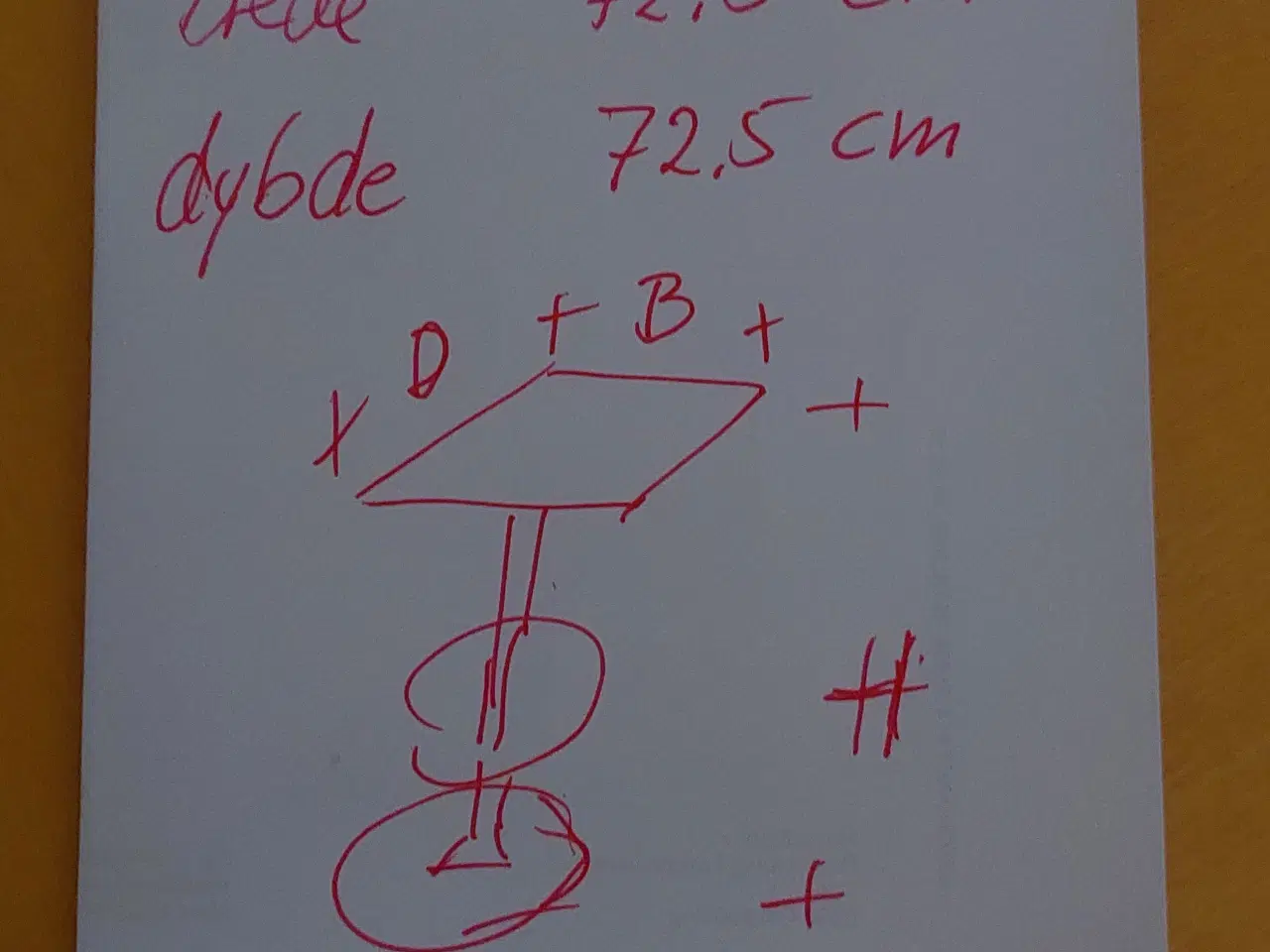 Billede 2 - Cafe/Barbord med fodhviler