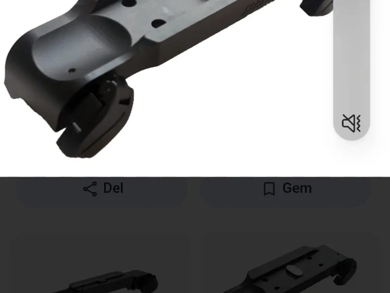 Billede 1 - Blaser montage til aimpoint. 