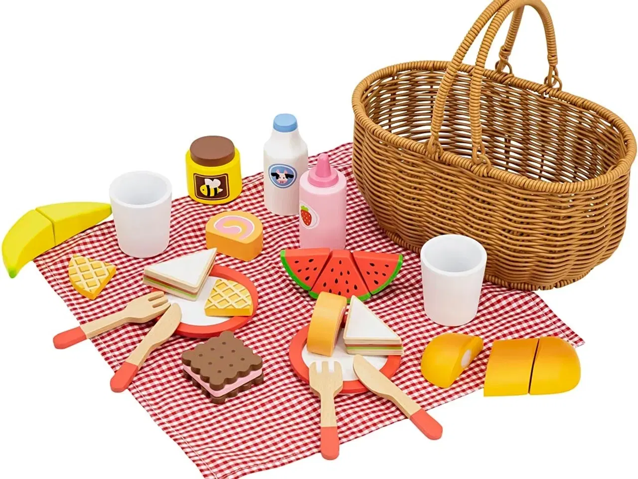Billede 1 - VIGA Picnicsæt, H: 23 cm, L: 25 cm, B: 14,5 cm, 30dele/ 1 pk.