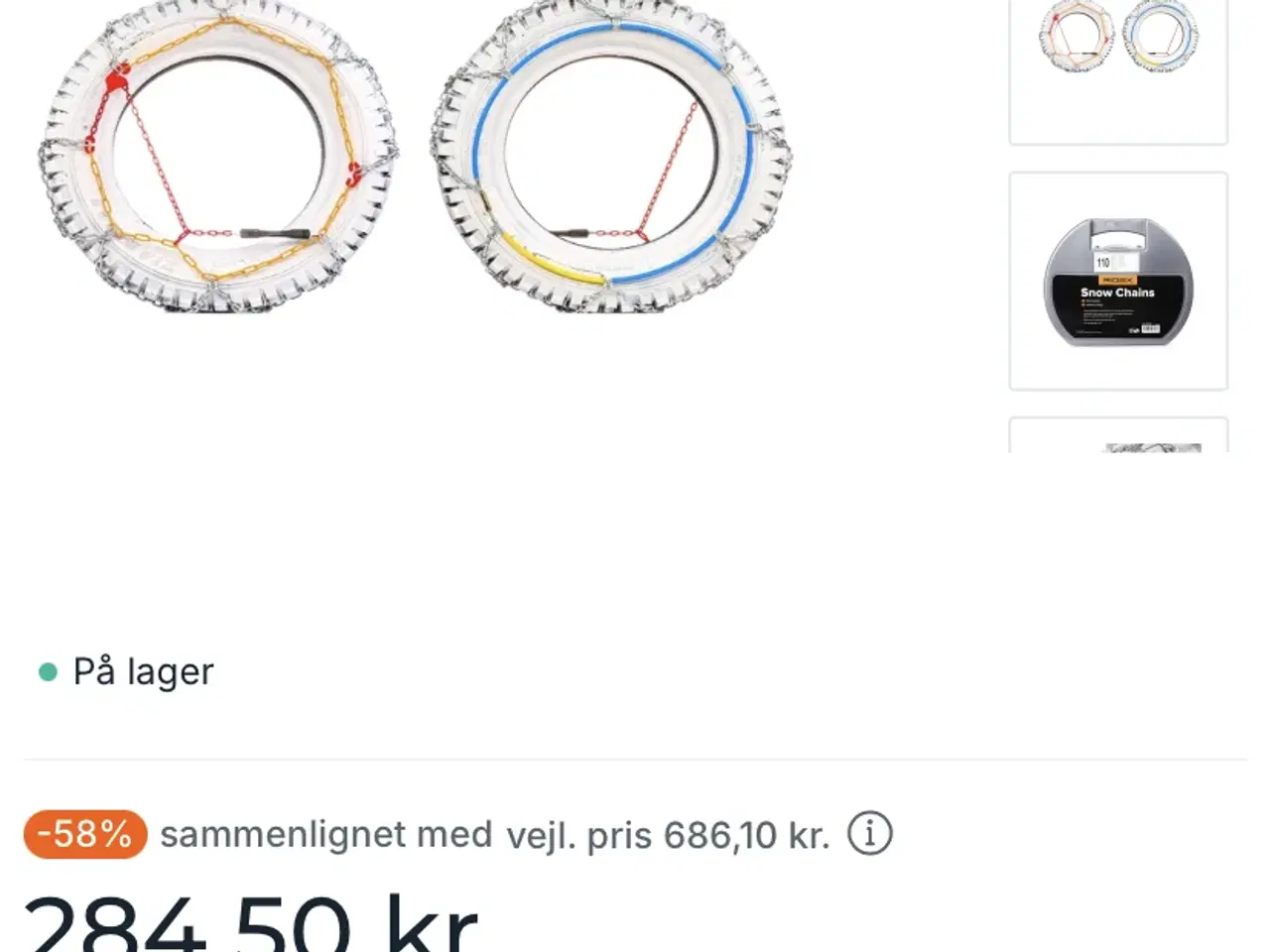 Billede 4 - Ridex snekæder aldrig brugt.