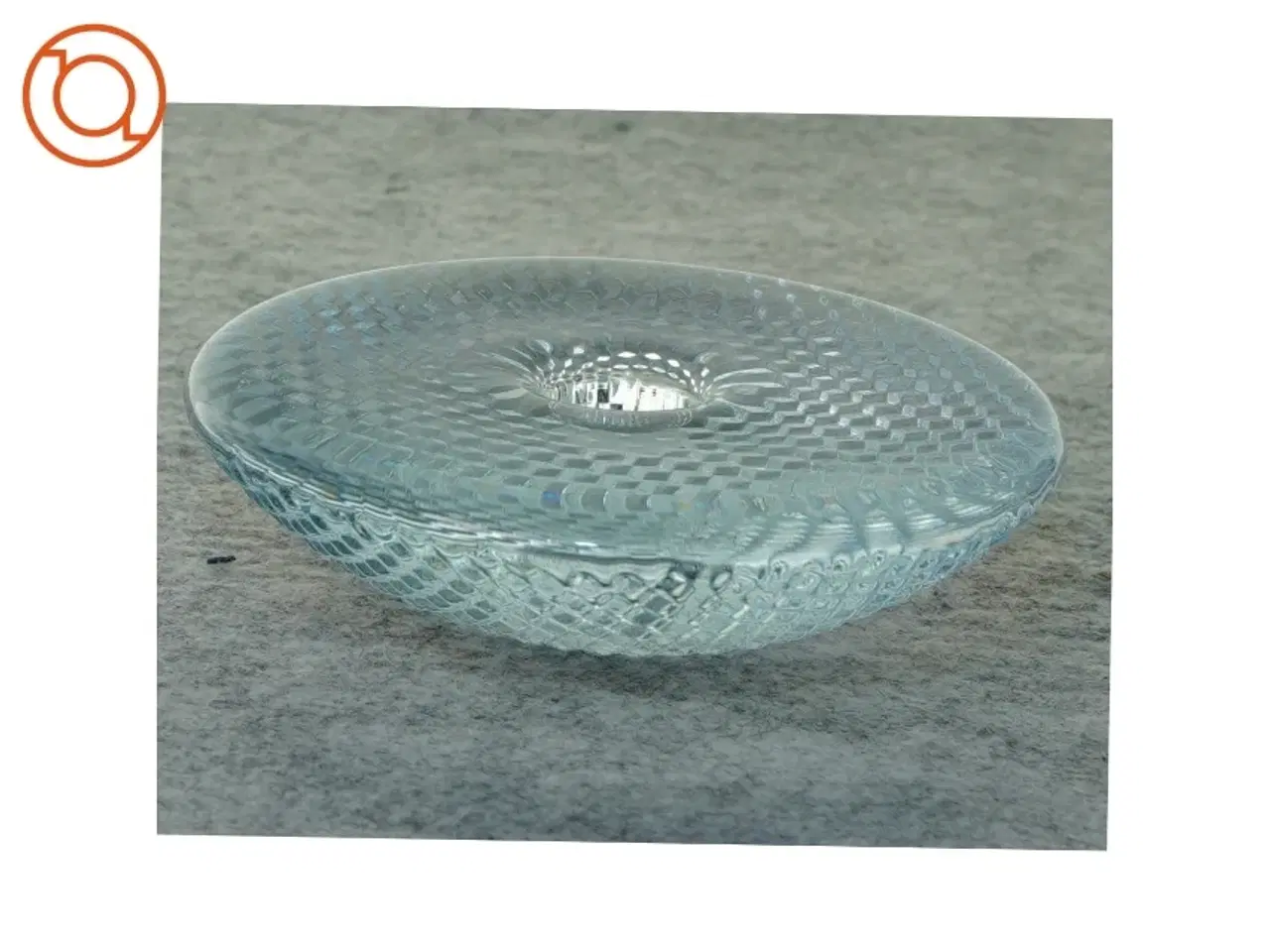 Billede 1 - Lysestage fra Holmegaard (str. 12 x 3 cm)
