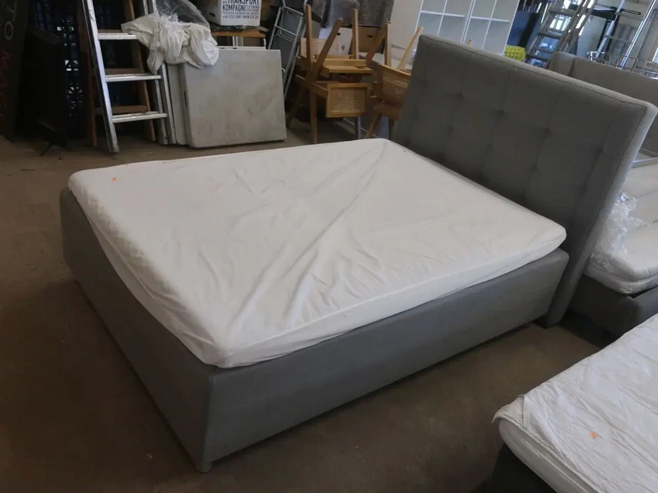 Billede 1 - Seng + Gavl  IKEA "GRUSNARV"
