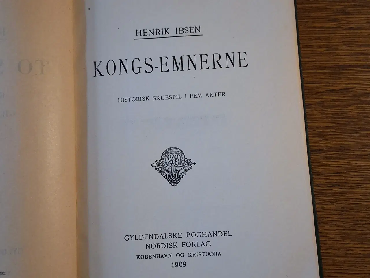 Billede 2 - KONGS-EMNERNE & GILDET PAA SOLHAUG, Henrik Ibsen