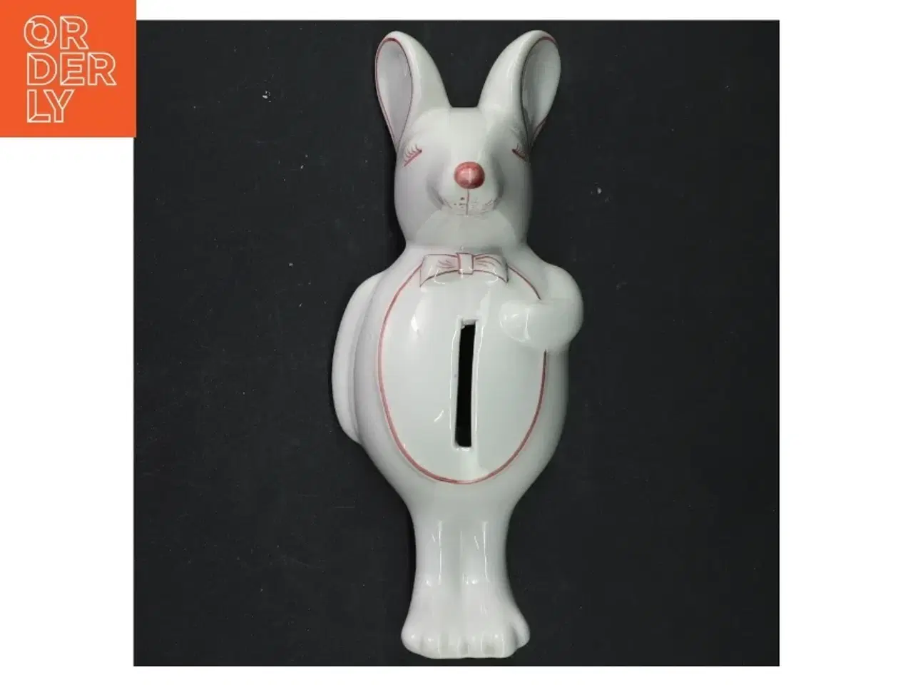 Billede 1 - Keramisk Vintage Kanin sparebøsse (str. 22x8,5 cm)