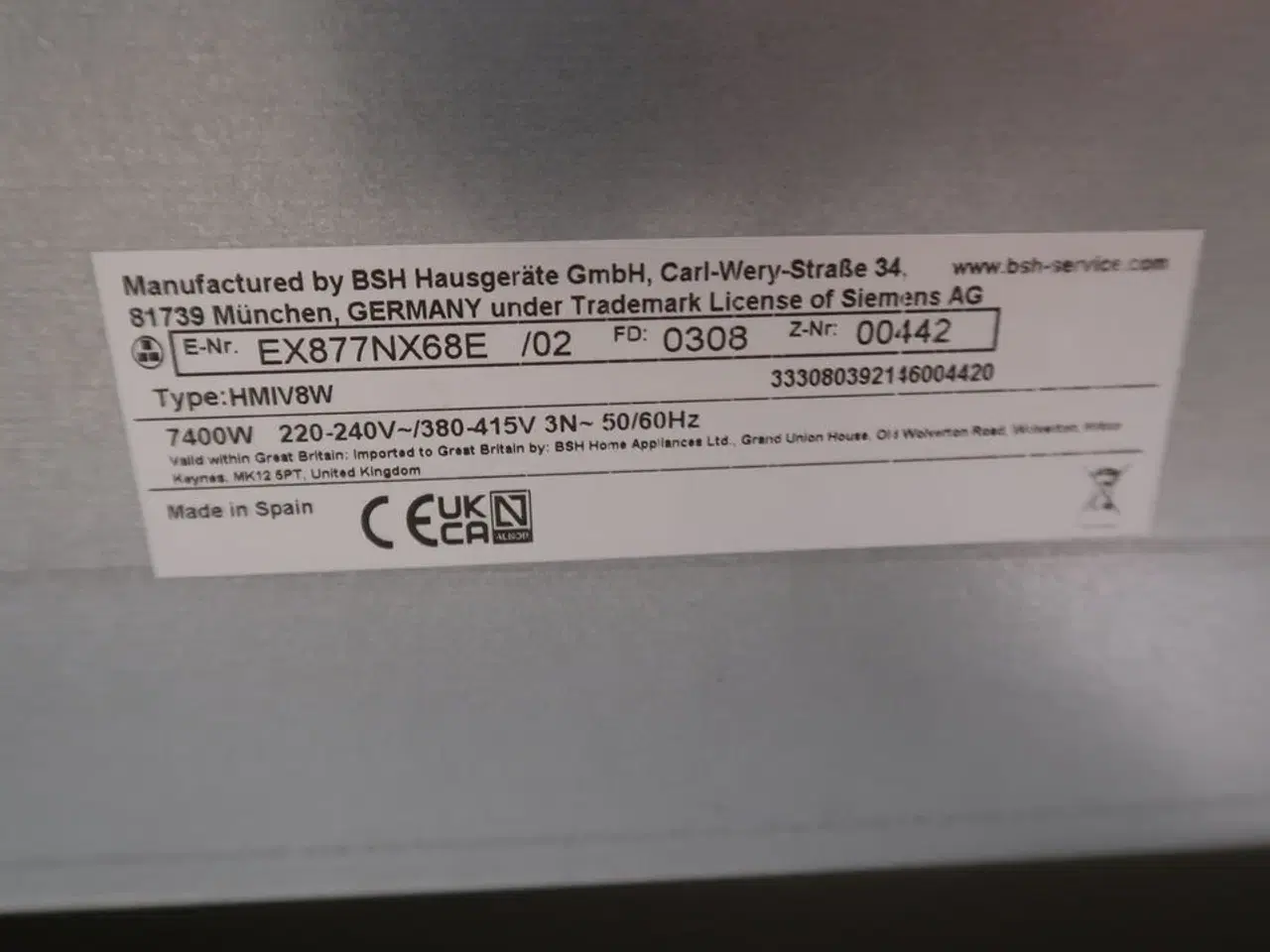 Billede 5 - Siemens EX877NX68E iQ700 Induktionskogeplade med indbygget emfang