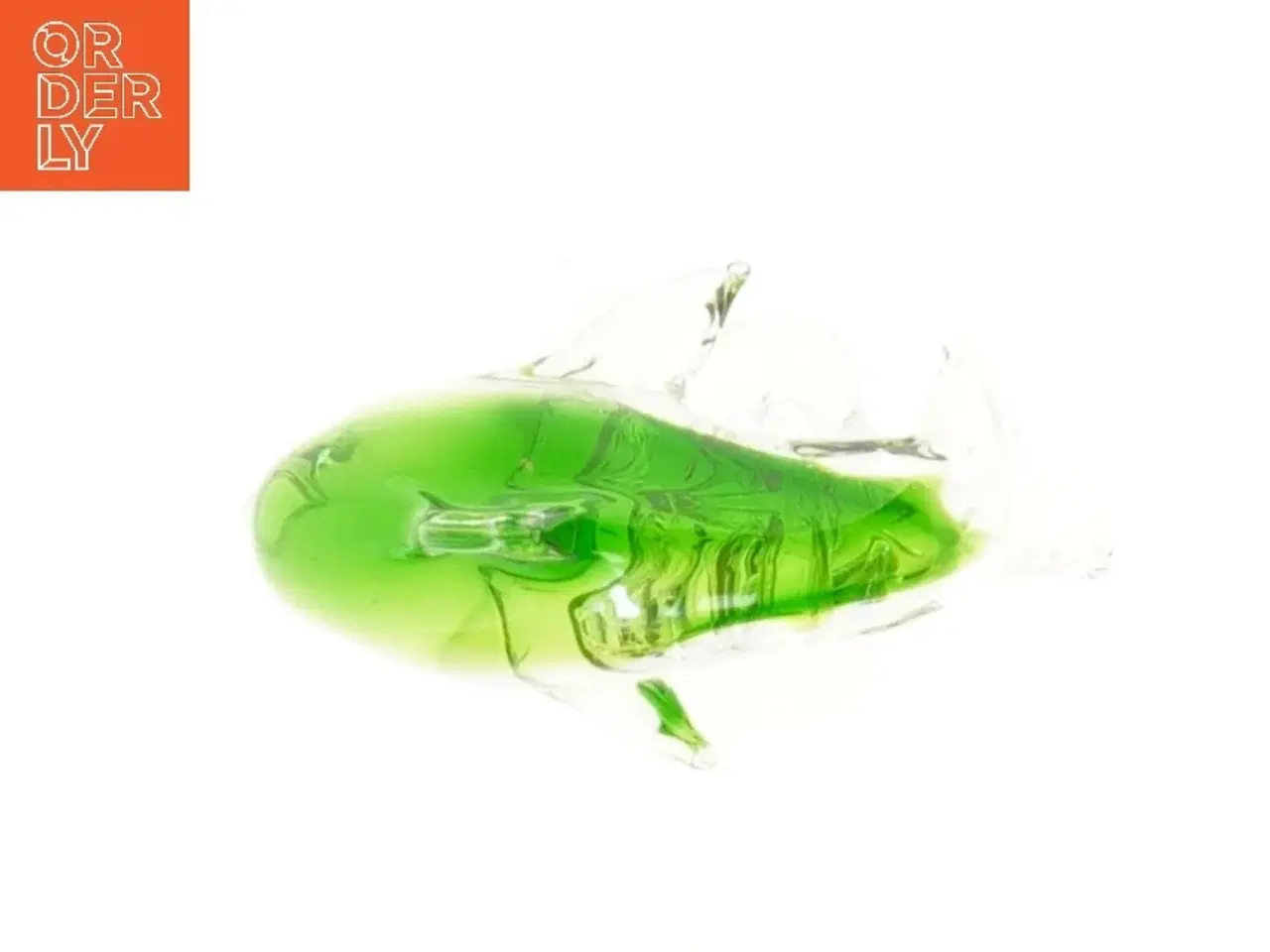 Billede 2 - Glas delfinfigur (str. 14 cm)