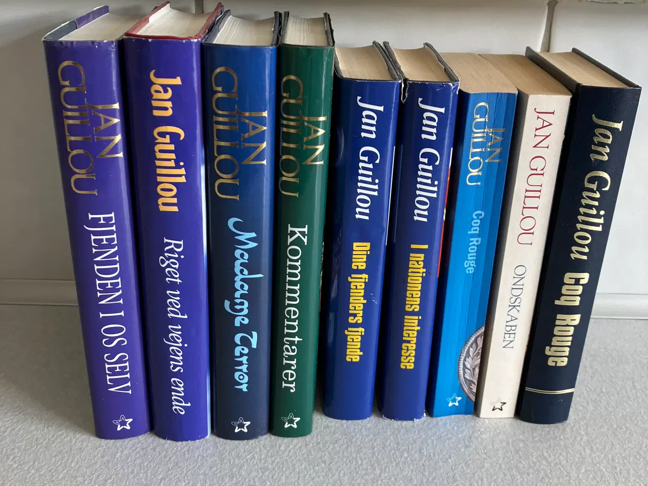 Billede 1 - Bøger af Jan Guillou. 7 stk hardback 2 stk paperba