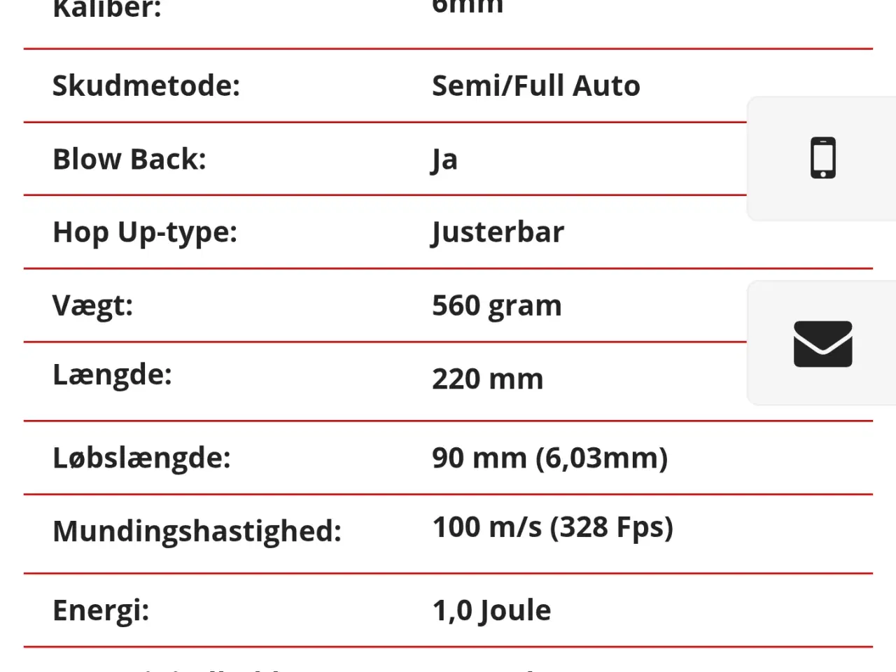 Billede 6 - Vorsk airsoft gas pistol