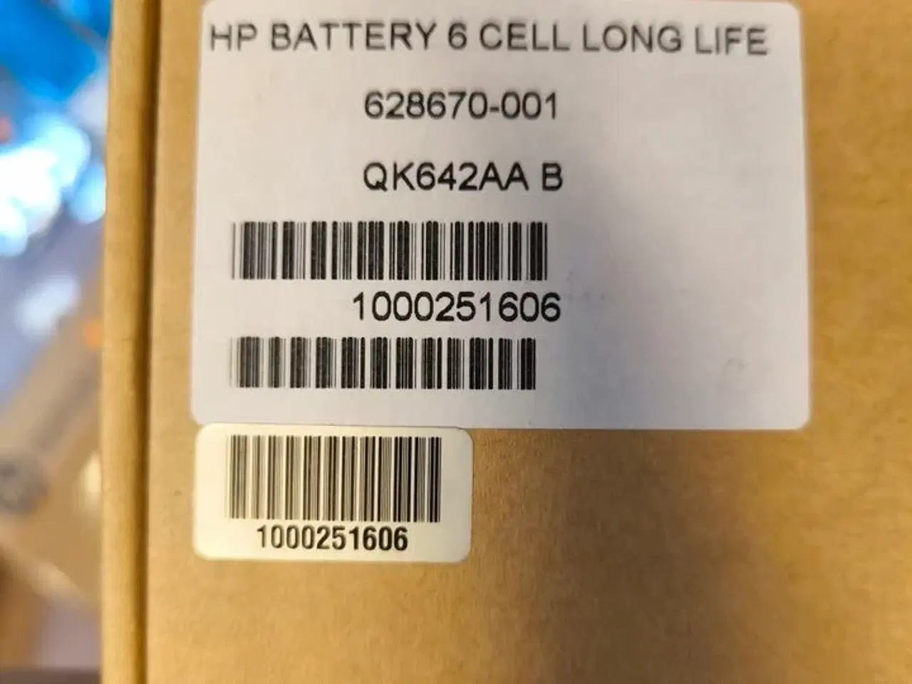 Billede 2 - 2 stk. HP batterier til bærbar PC (ubrugt) (se billeder)