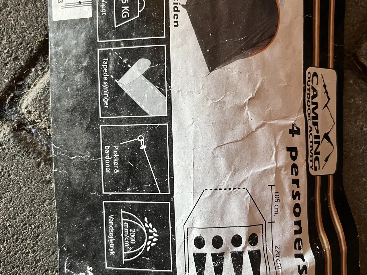 Billede 1 - Fin 4  personers telt