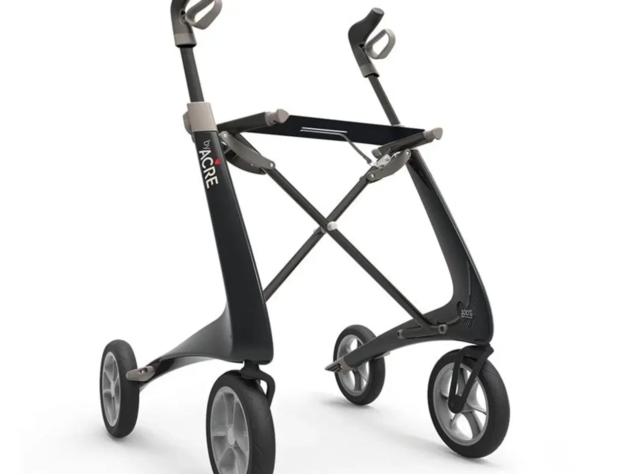 Billede 1 - Rollator - ByACRE Carbon Ultralight Komfort - Sort