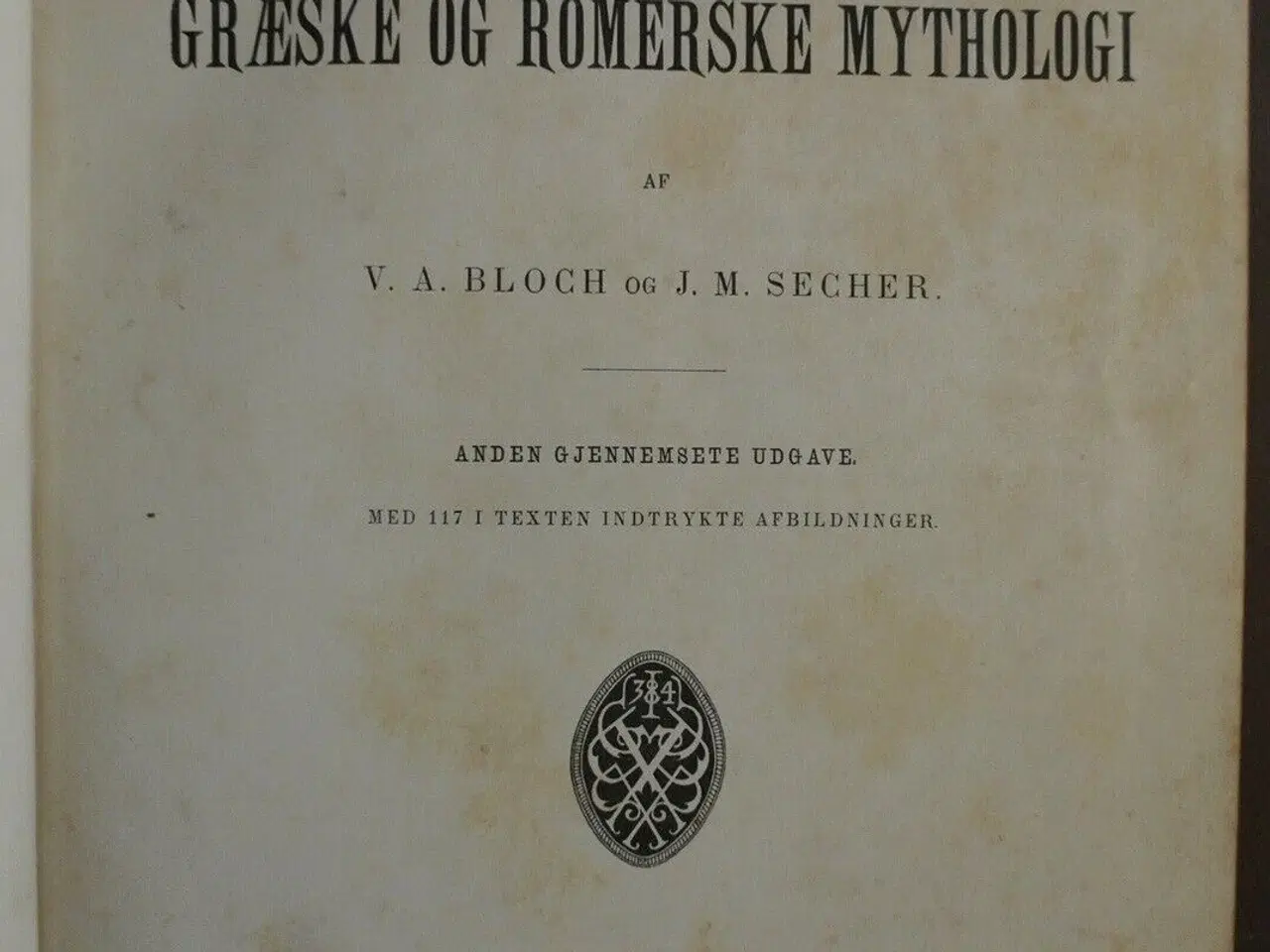 Billede 3 - haandbog i den græske og romerske mythologi, af v.