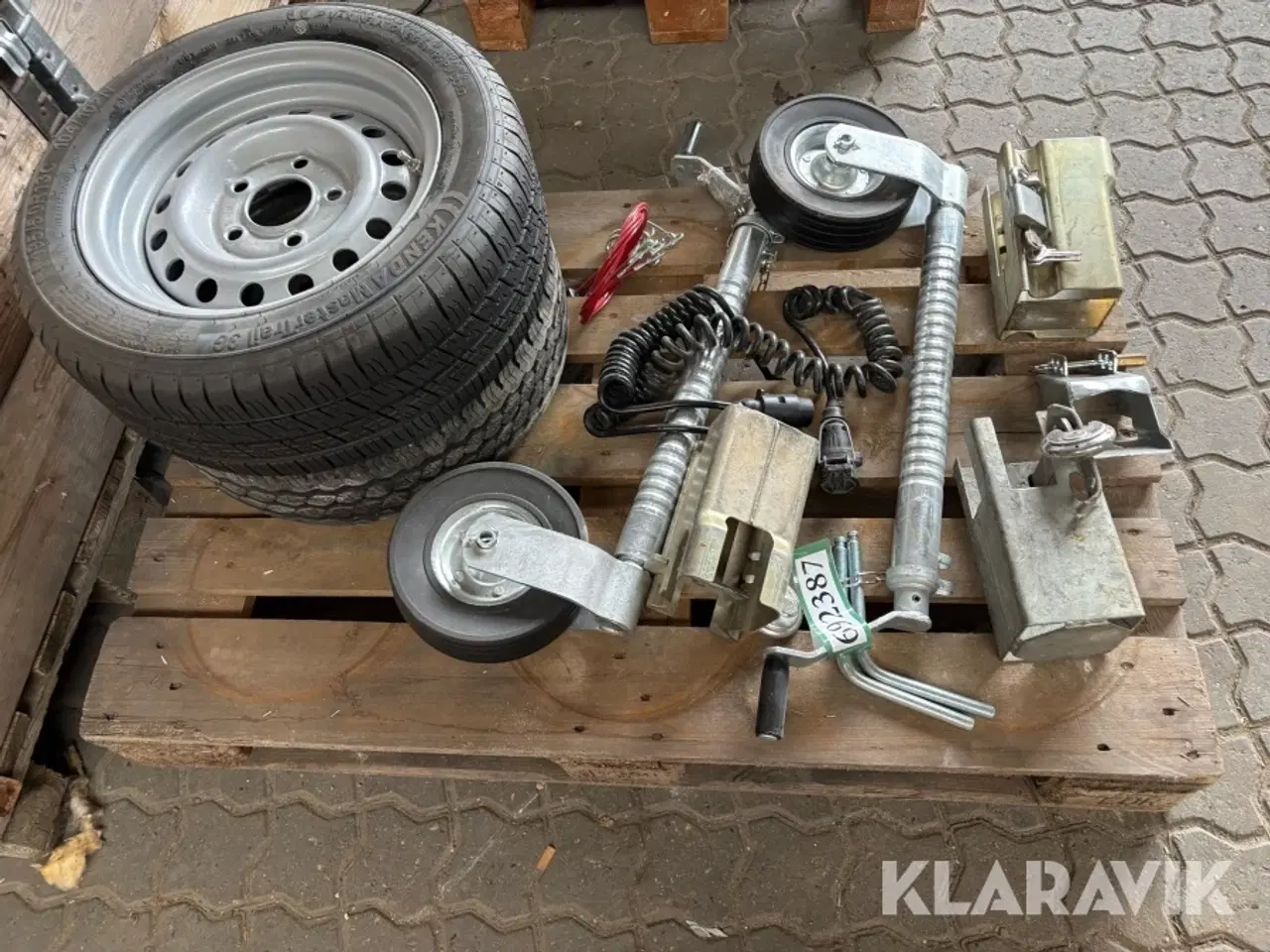 Billede 2 - Trailer reservedele / støtteben / hjul m.m.