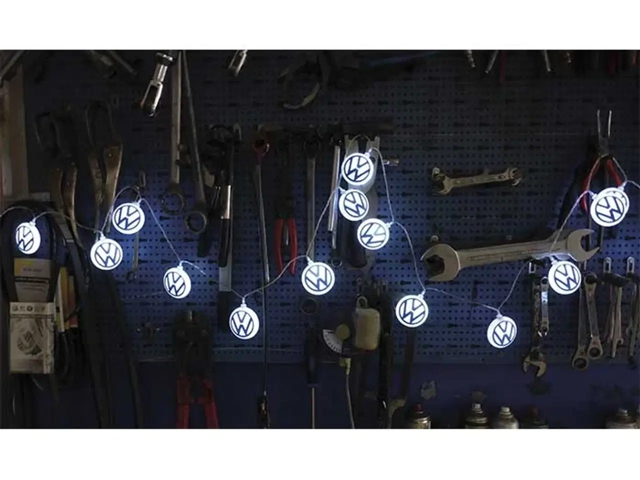 Billede 1 - Led lyskæde VW Logo, 3 meter