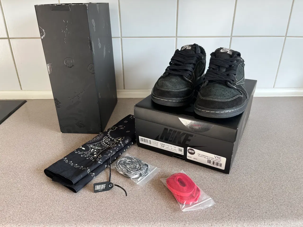 Billede 6 - Air Jordan 1 Low x Travis Scott Black Phantom