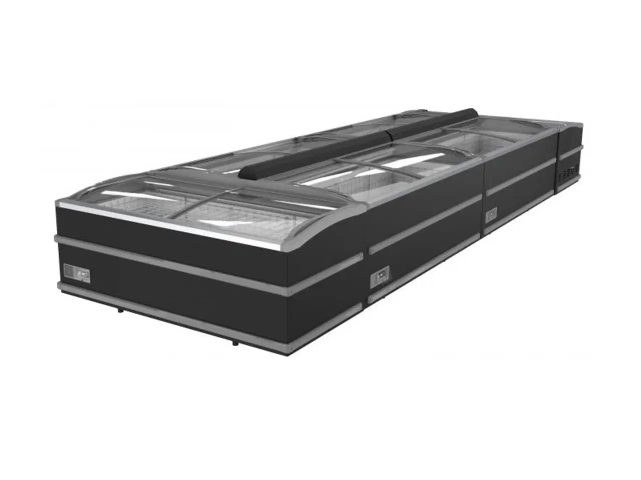 Billede 2 - Combisteel supermarked fryser – sort – 988 liter