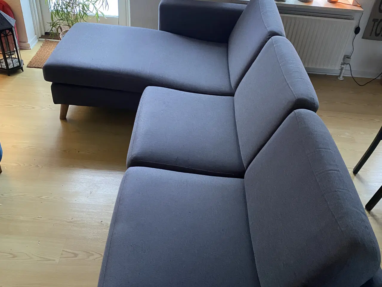 Billede 2 - Sofa med flytbar chaiselong
