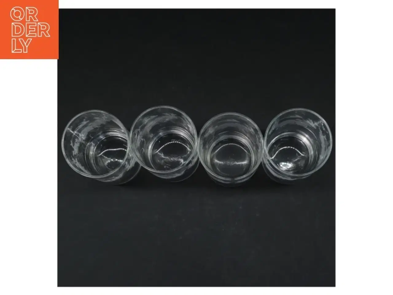 Billede 2 - Dekorerede glas vaser (str. Ø 7 cm. længde, 14,5 cm)