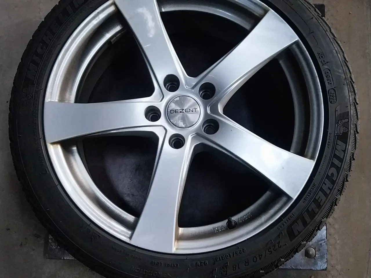 Billede 1 - 5x112 alufælge med vinterdæk