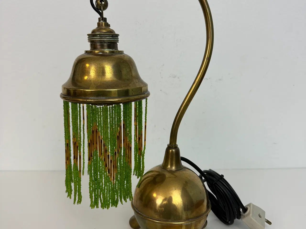 Billede 5 - Vintage messing bordlampe