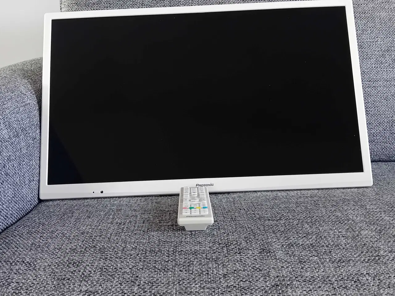 Billede 1 - Faldskærms tv 24" Hvid