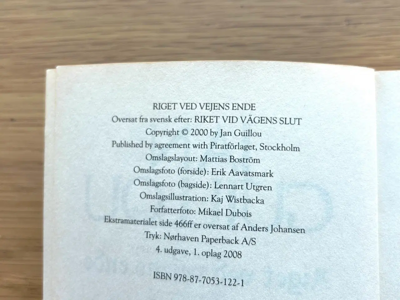 Billede 3 - Riget ved vejens ende af Jan Guillou