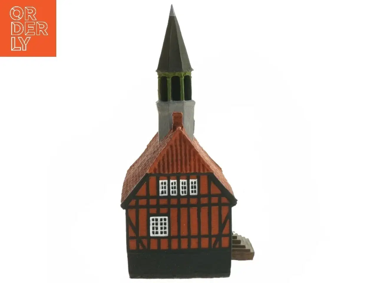 Billede 2 - Dekorativ model af bindingsværkshus fra Trip Trap (str. 14x7x20 cm)