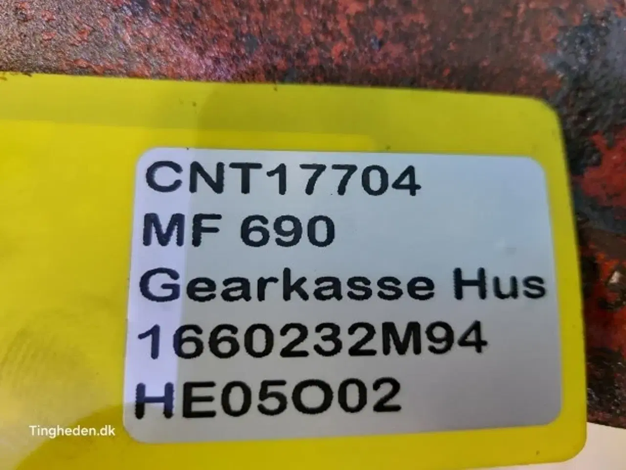 Billede 19 - Massey Ferguson 690 Gearkasse Hus 1660232M94