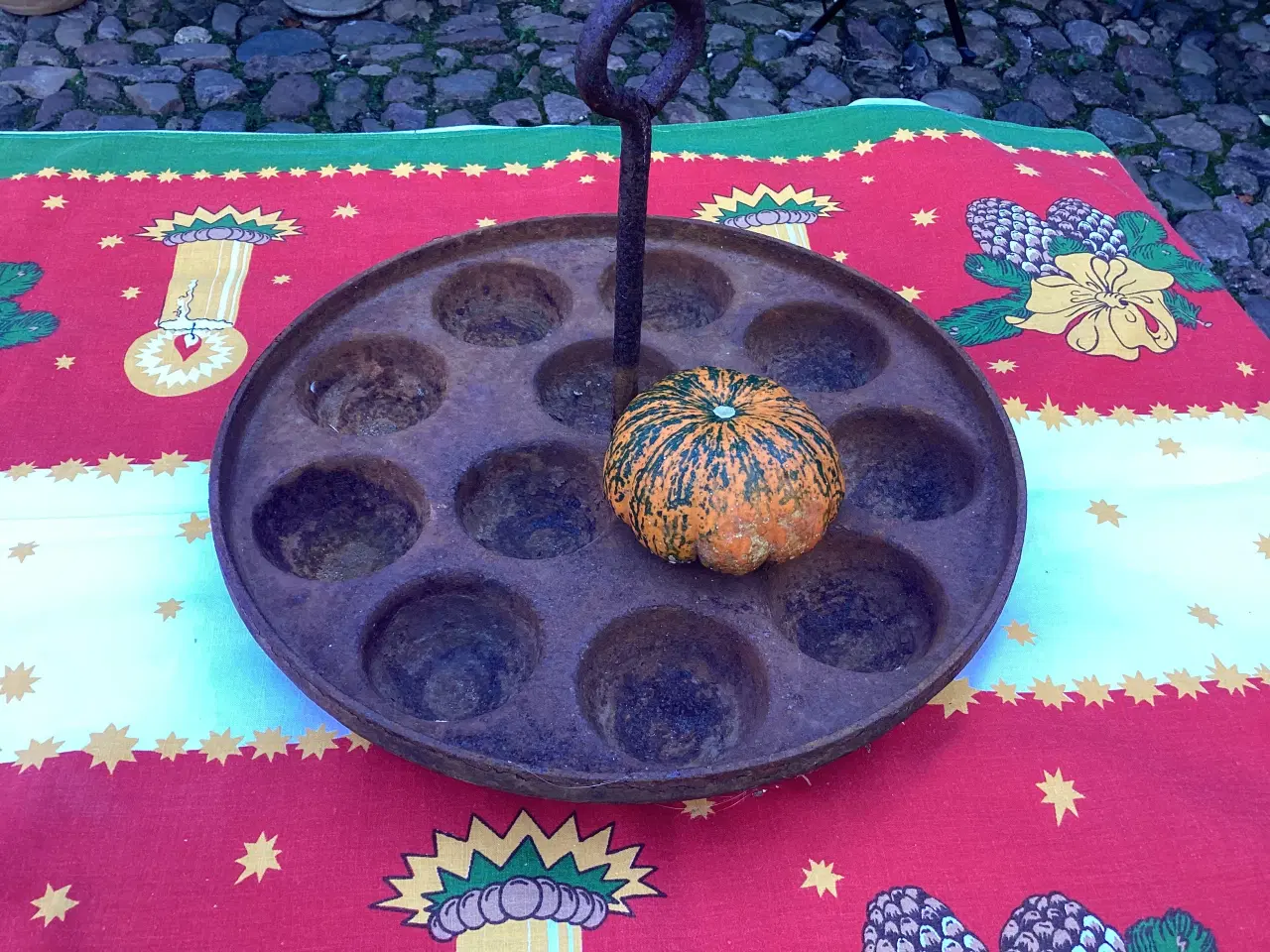 Billede 1 - Retro æbleskive pande. Stor