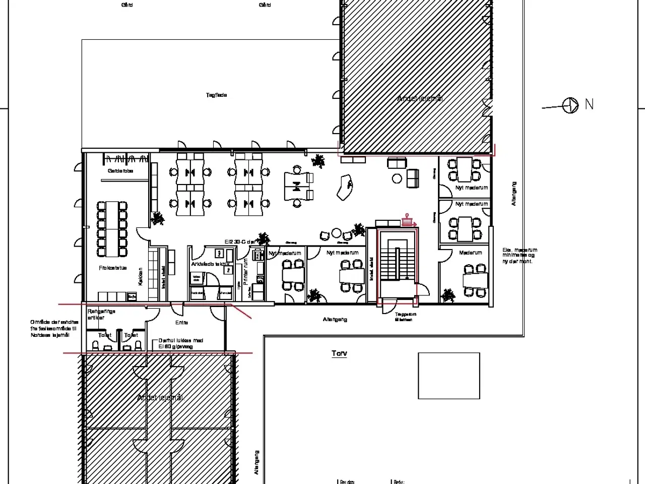 Billede 10 - Attraktivt kontorlejemål ved torvet i Egedal Centret