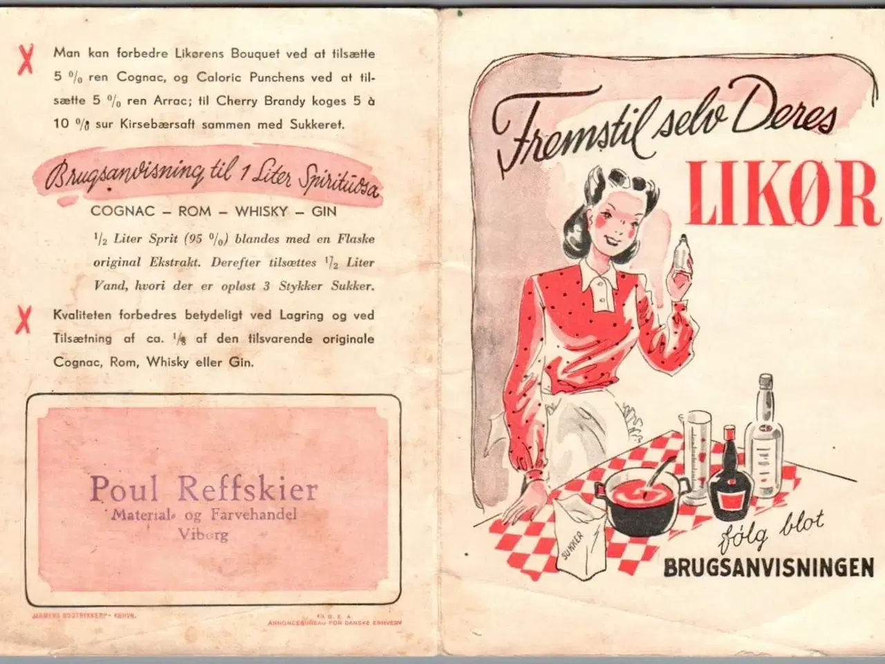 Billede 1 - Fremstil selv Deres Likør - Folder