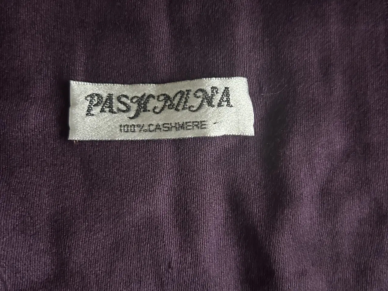 Billede 6 - Pashmina tørklæde. 100% cashmere.