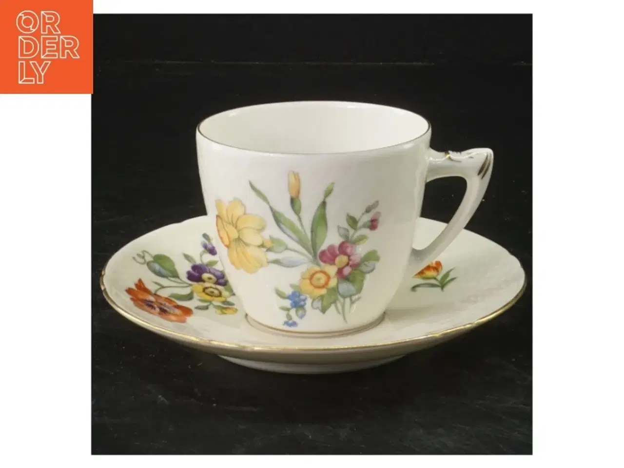 Billede 1 - B&G Saksisk Blomst kaffekop 102 (str. Ø 13,5&6x9,5 cm)