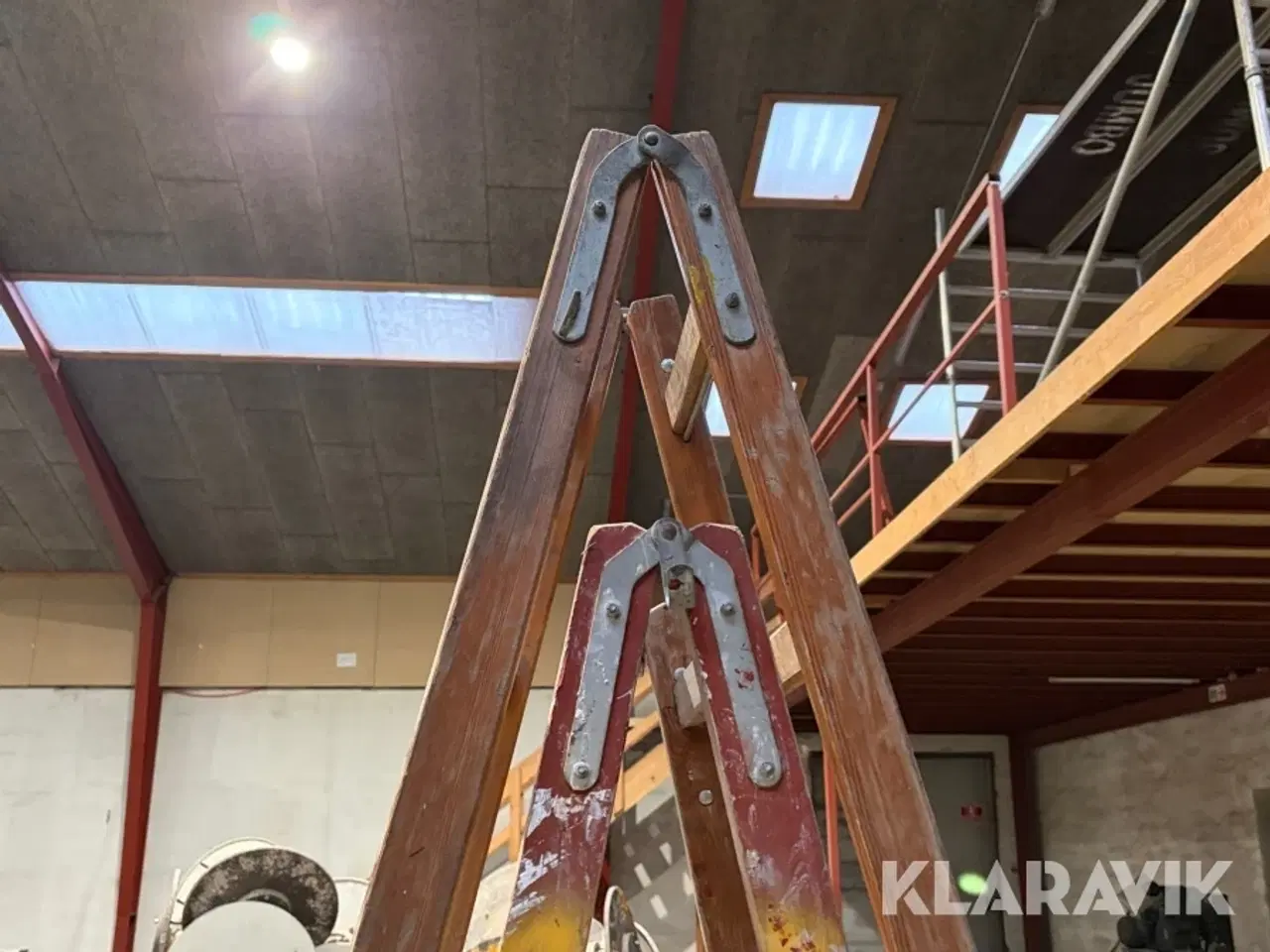 Billede 4 - Stiger + lagervogn 6 enheder